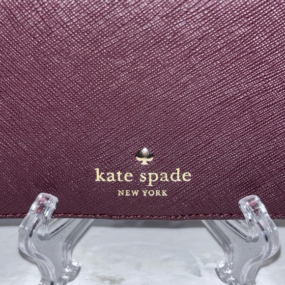 Kate Spade Crossbody Bag Wallet Plum - Picture 2 of 10